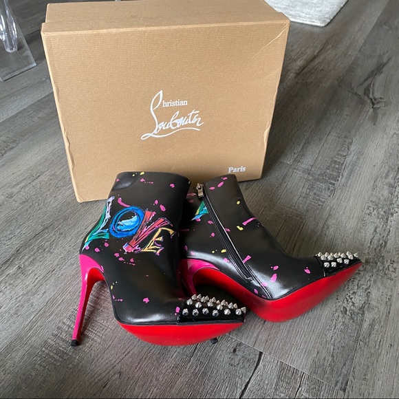 Shoes - Christian Louboutin Love Is A Boot Booties